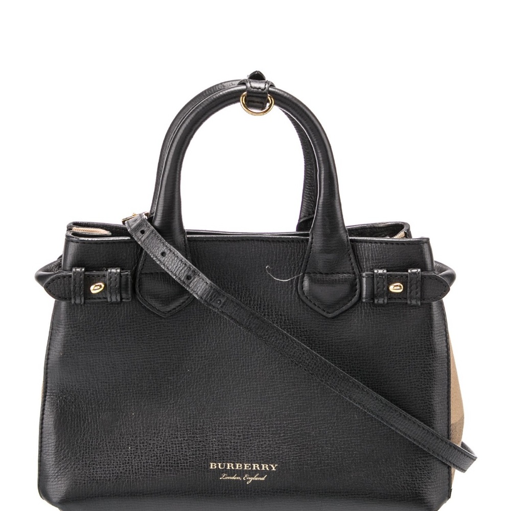 Burberry Black Leather Women's Bag